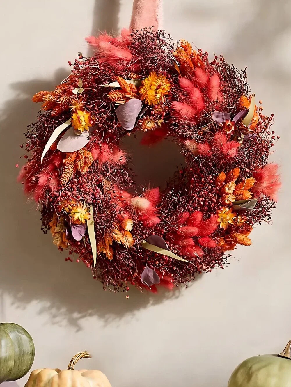 Anthropologie, Terrain Terracotta Dutch Florals Dried Wreath